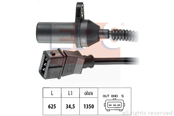 Senzor impulsuri, arbore cotit 1.953.285 EPS