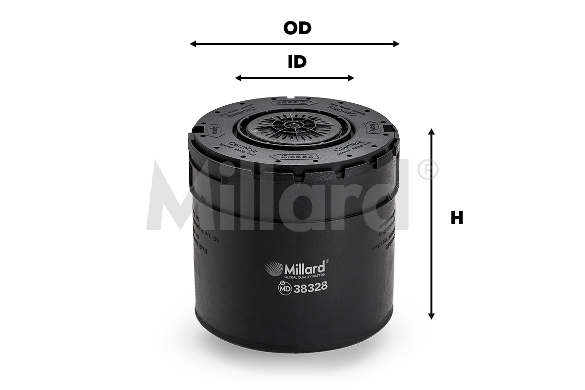 Element filtrant uscator aer, compresor MD-38328 MILLARD FILTERS