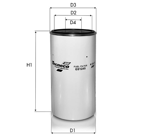 Filtru combustibil GS1245 TECNECO FILTERS