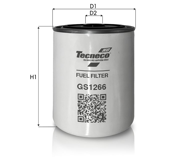 Filtru combustibil GS1266 TECNECO FILTERS