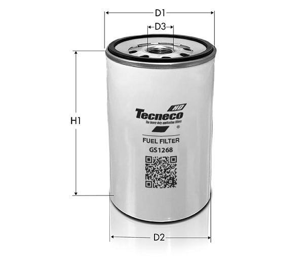 Filtru combustibil GS1268 TECNECO FILTERS