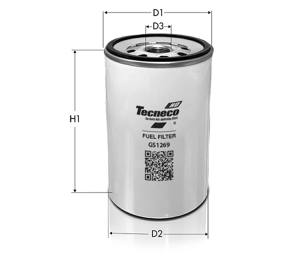 Filtru combustibil GS1269 TECNECO FILTERS