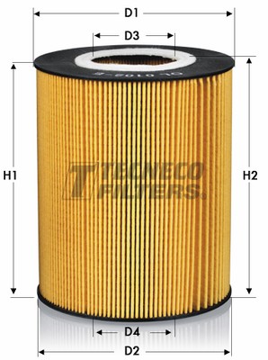 Filtru ulei OL0102E TECNECO FILTERS