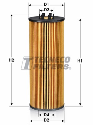 Filtru ulei OL0125E TECNECO FILTERS