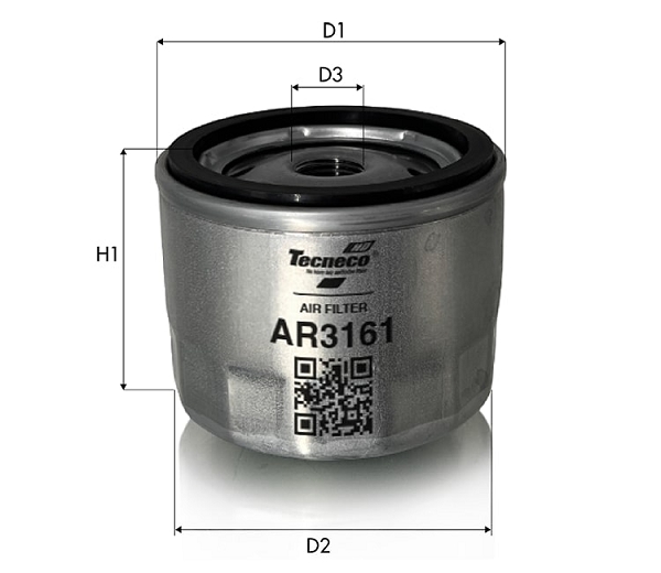 Filtru aer AR3161 TECNECO FILTERS