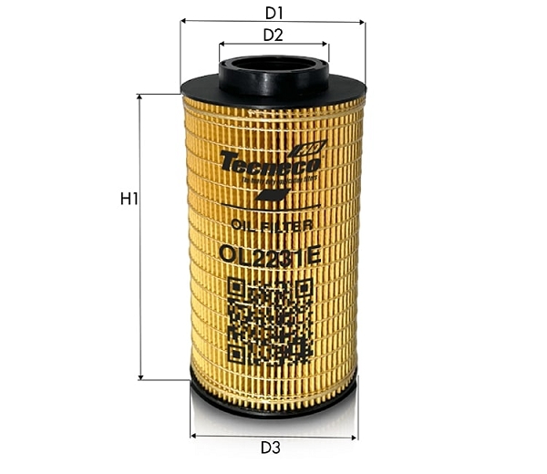 Filtru ulei OL2231E TECNECO FILTERS