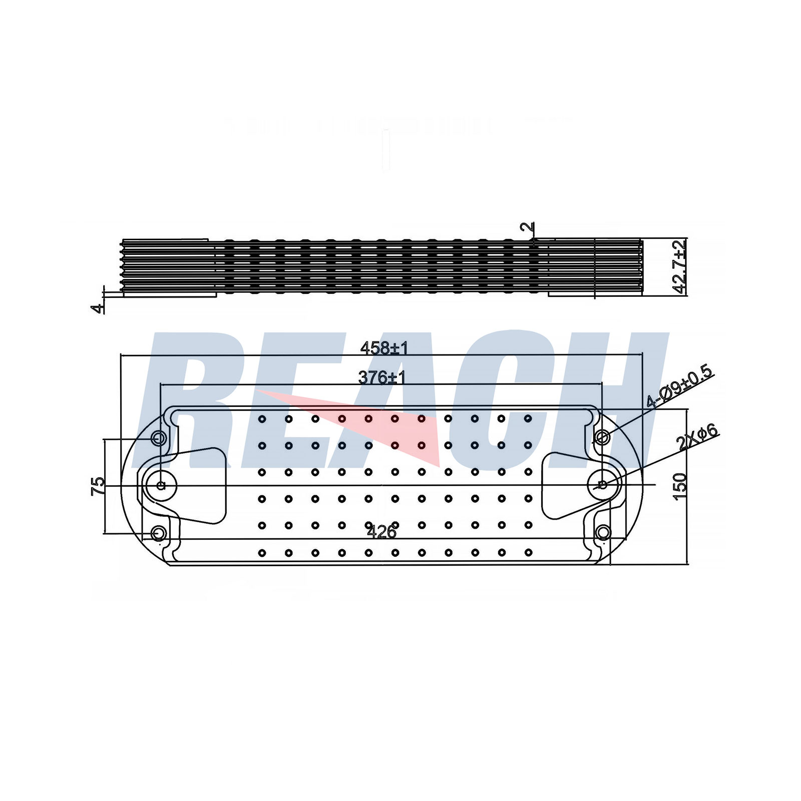 Radiator ulei, ulei motor 1.24.12116 REACH