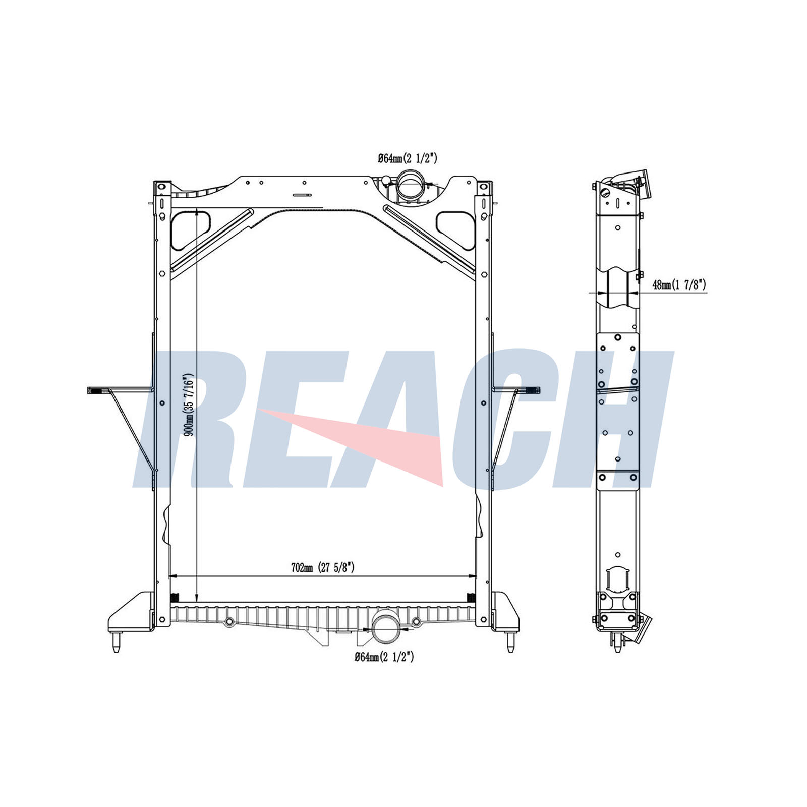 Radiator, racire motor 1.42.10251.148 REACH