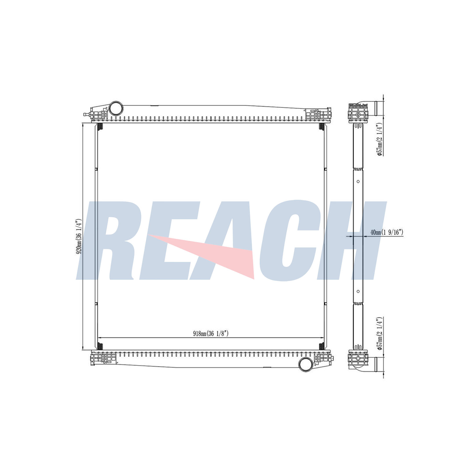 Radiator, racire motor 1.42.10271.142 REACH