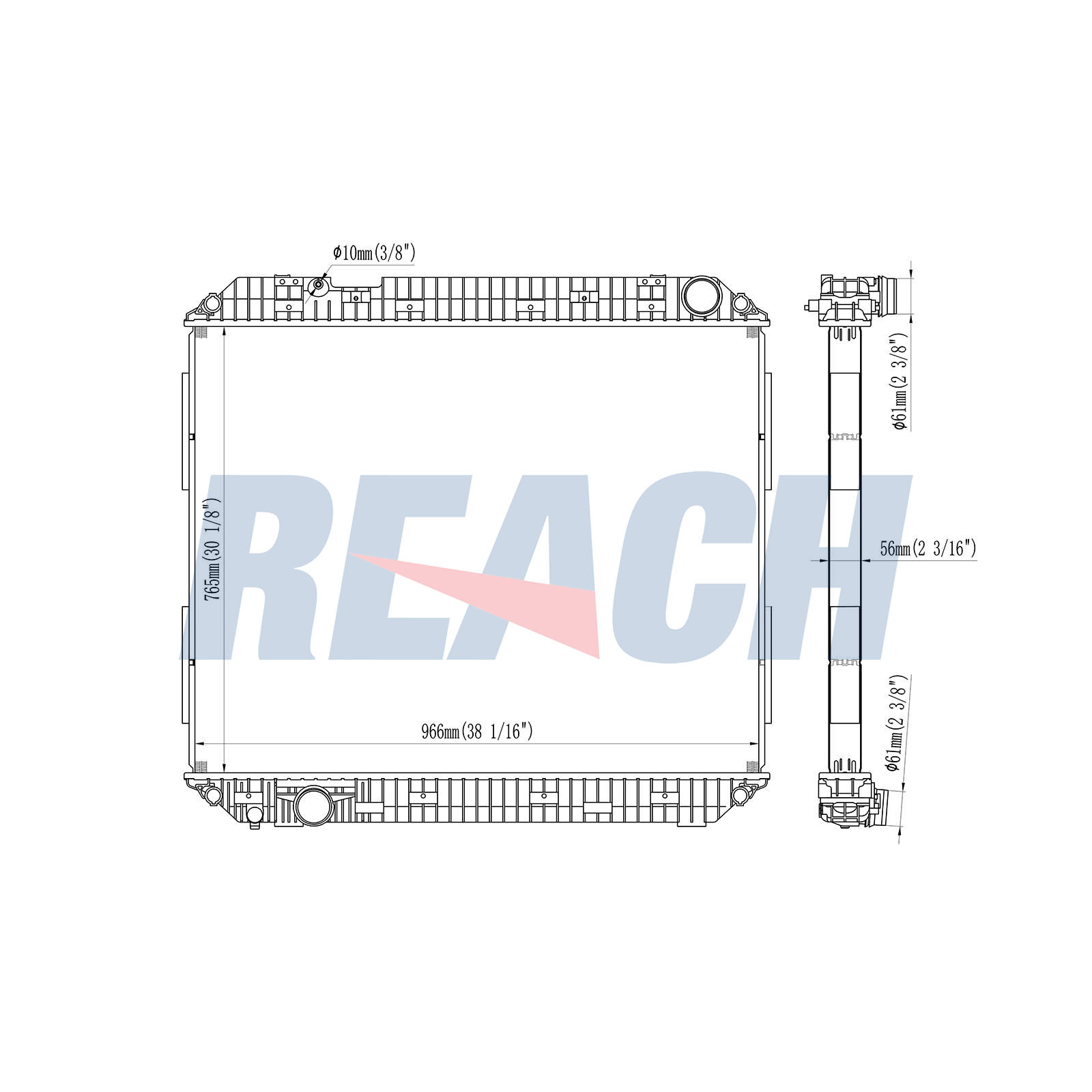 Radiator, racire motor 1.42.10877.156 REACH