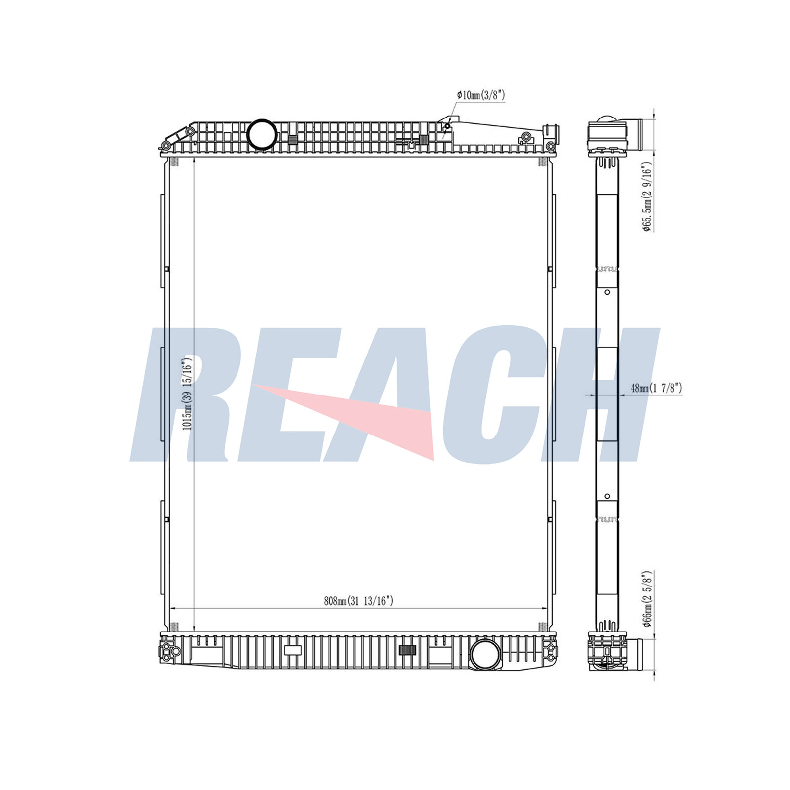 Radiator, racire motor 1.42.10968.148 REACH