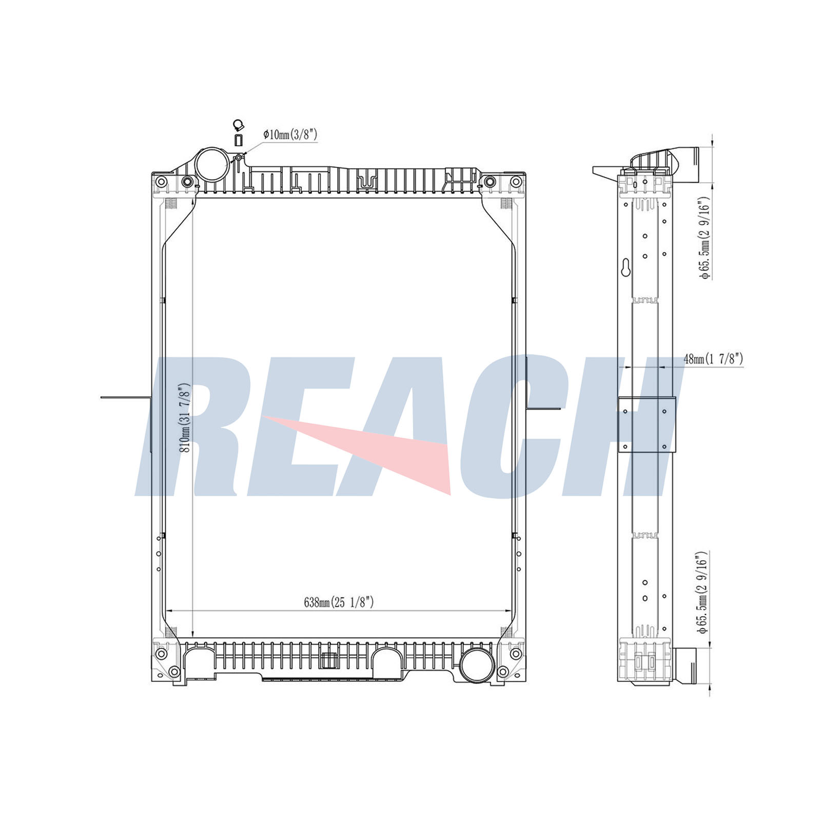 Radiator, racire motor 1.42.11079.148F REACH