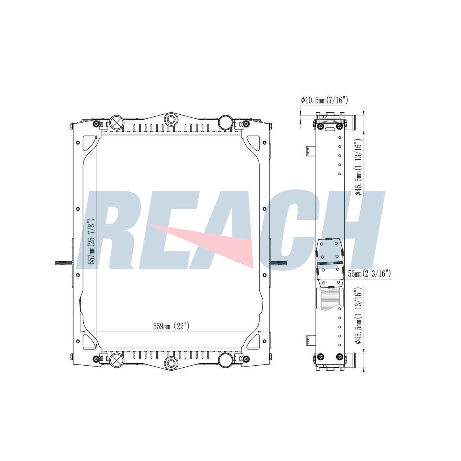 Radiator, racire motor 1.42.11397.156F REACH