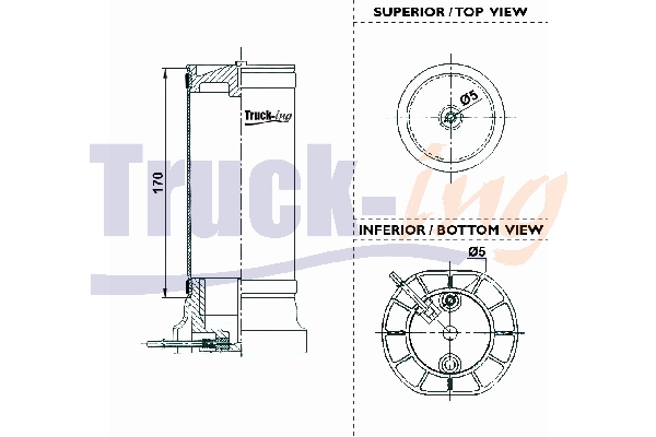 Burduf, suspensie cabina sofer 0194690 Montcada