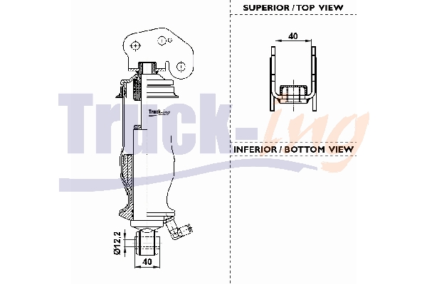 Amortizor, suspensie cabina 0194820 Montcada