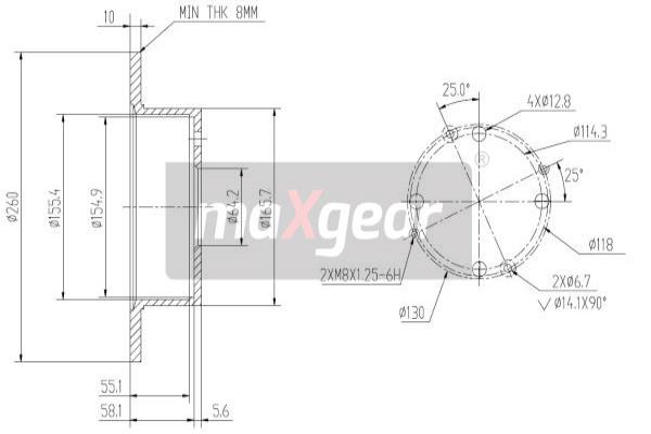 Disc frana 19-0920 MAXGEAR