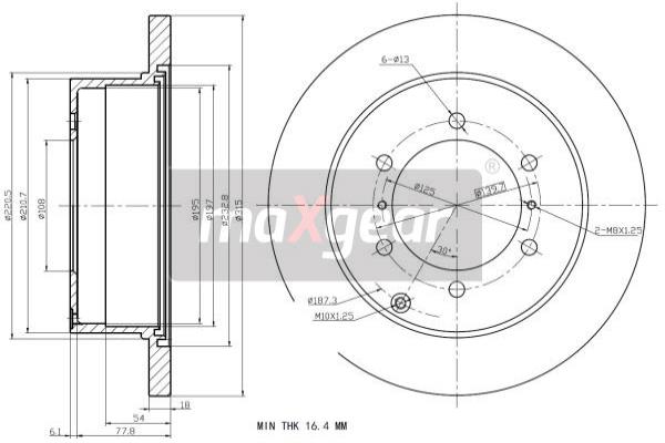 Disc frana 19-1174 MAXGEAR