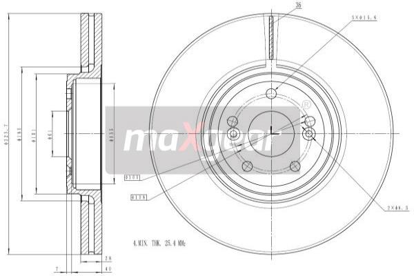 Disc frana 19-1300 MAXGEAR