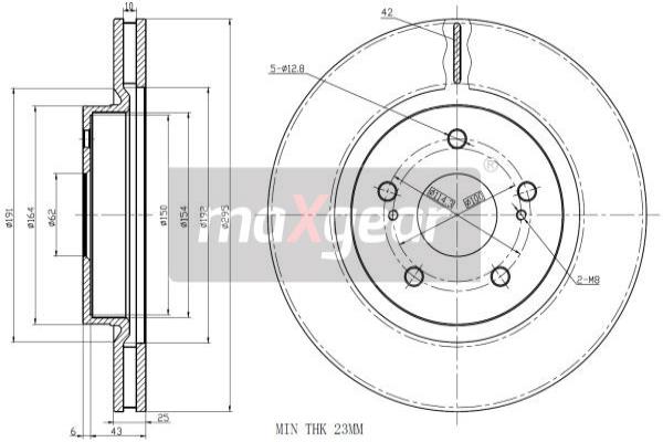 Disc frana 19-1952 MAXGEAR