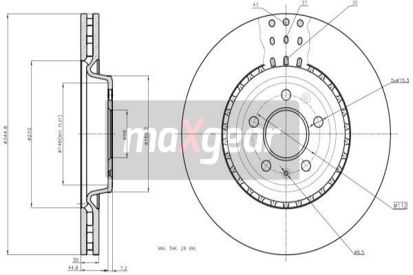 Disc frana 19-2251 MAXGEAR