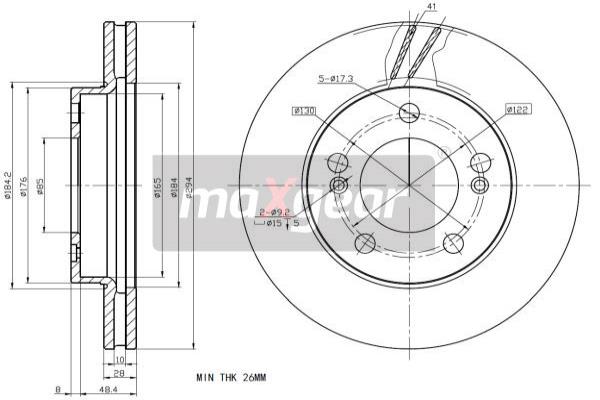 Disc frana 19-2270 MAXGEAR