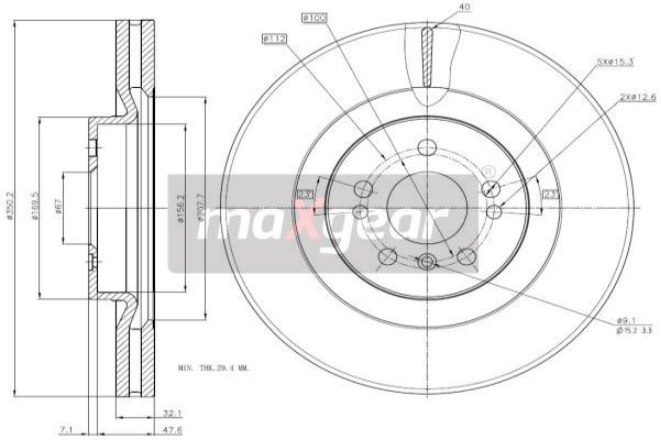 Disc frana 19-2690 MAXGEAR