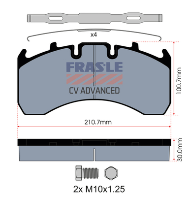 Set placute frana,frana disc PD/130-K019-CV FRAS-LE