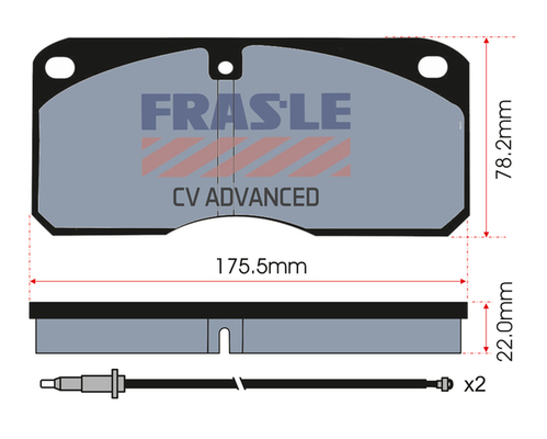 Set placute frana,frana disc PD/140-A-CV FRAS-LE