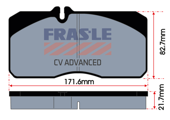 Set placute frana,frana disc PD/152-CV FRAS-LE