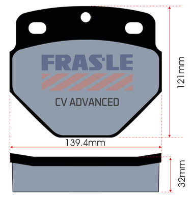Set placute frana,frana disc PD/175-CV FRAS-LE