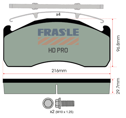 Set placute frana,frana disc PD/202-K006-HD FRAS-LE