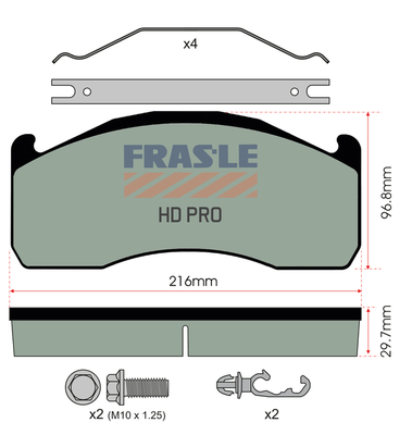 Set placute frana,frana disc PD/202-K029-HD FRAS-LE