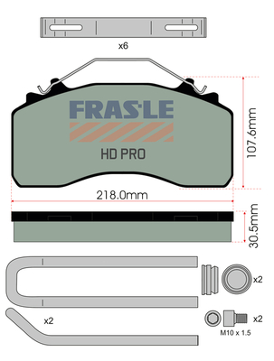 Set placute frana,frana disc PD/214-K034-HD FRAS-LE