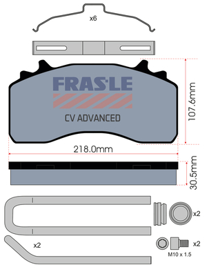Set placute frana,frana disc PD/214-K035-CV FRAS-LE