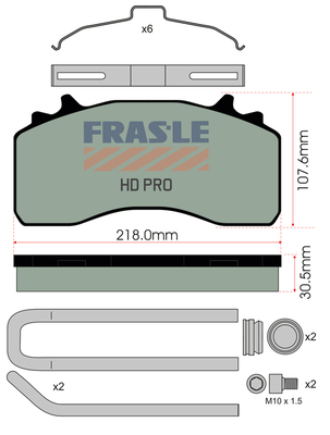 Set placute frana,frana disc PD/214-K035-HD FRAS-LE