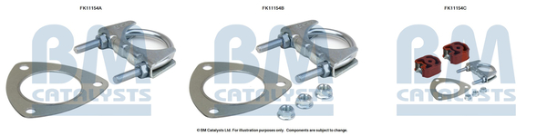 Set montaj, filtru funingine/particule FK11154 BM CATALYSTS