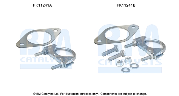 Set montaj, filtru funingine/particule FK11241 BM CATALYSTS