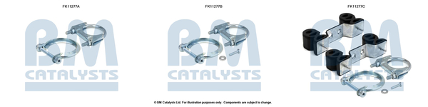Set montaj, filtru funingine/particule FK11277 BM CATALYSTS
