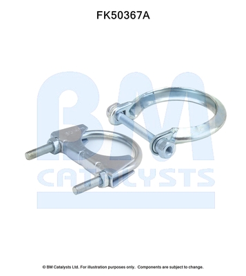 Set montare, toba de esapament FK50367 BM CATALYSTS