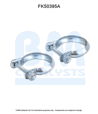 Set montare, toba de esapament FK50395 BM CATALYSTS
