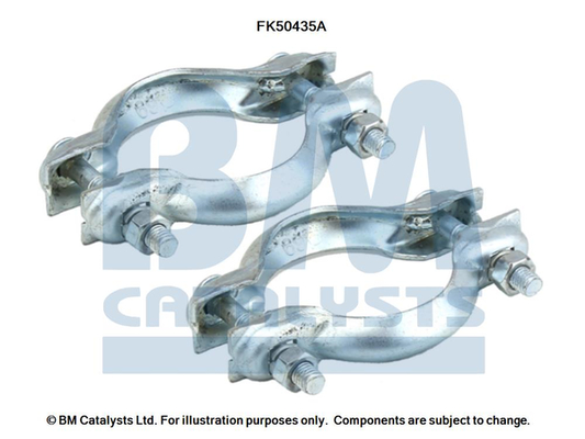 Set montare, toba de esapament FK50435 BM CATALYSTS