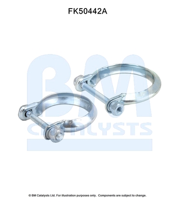Set montare, toba de esapament FK50442 BM CATALYSTS