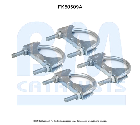 Set montare, toba de esapament FK50509 BM CATALYSTS