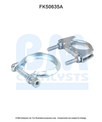 Set montare, toba de esapament FK50635 BM CATALYSTS