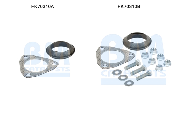 Set montare, toba de esapament FK70310 BM CATALYSTS