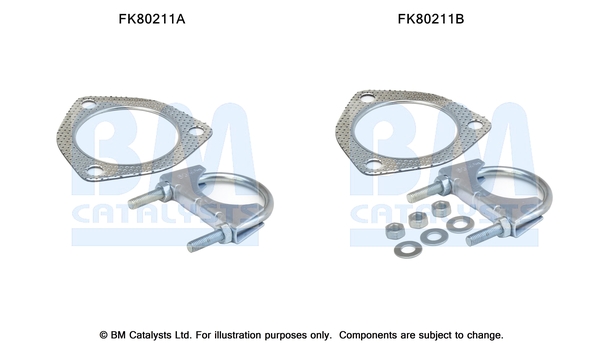Set montare, catalizator FK80211 BM CATALYSTS