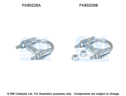 Set montare, catalizator FK80226 BM CATALYSTS