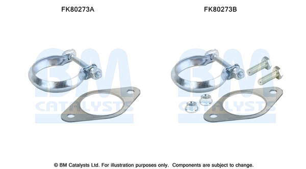 Set montare, catalizator FK80273 BM CATALYSTS