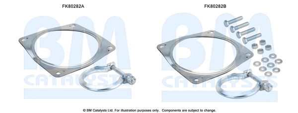 Set montare, catalizator FK80282 BM CATALYSTS
