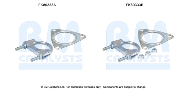 Set montare, catalizator FK80333 BM CATALYSTS